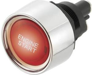Gépjármű nyomógomb 24 V/DC 25 A 1 x KI/(BE), Tru Components TC-A2-23B-07
