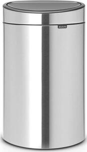 BRABANTIA 112867 Touch Bin nyomófedeles szelektív kuka 23+10L r.m. acél
