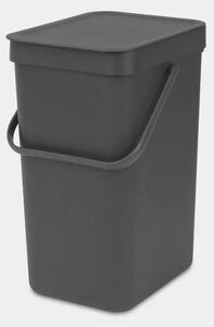 Brabantia Sort & Go 12 literes hulladékgyűjtő szemetes - Sötétszürke