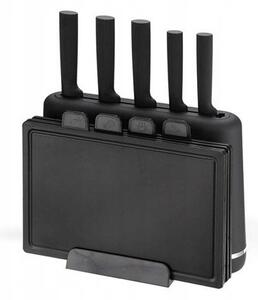 Maestro MR-1412-BLACK Rozsdamentes acél késkészlet 10 darabos - Fekete