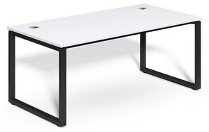 SimpleOffice asztal 180 x 90 cm, fehér / fekete