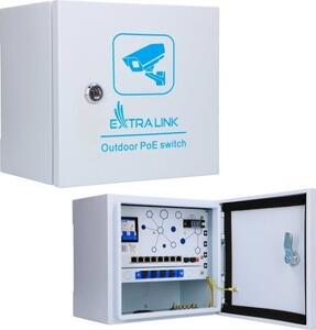Extralink EX.32787 hálózati kapcsoló Beállítást nem igénylő (unmanaged) L2 Gigabit Ethernet (10/100/1000) Ethernet-áramellátás (PoE) támogatása Fehér