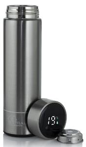 Extralink Smart Travel Mug LED 500ml Termosz - Ezüst
