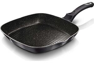 BerlingerHaus BH/6901 Metallic Line Carbon Edition Grill Serpenyő - 28 cm, Sötét Szürke