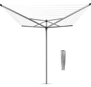 Brabantia Rotary Topspinner Kerti Ruhaszárító 50m, UV-álló, Forgatható, , Metál Szürke - 310805