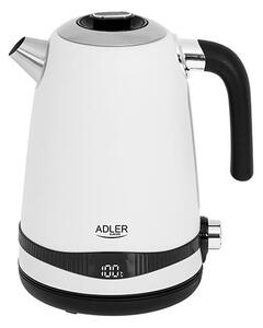 Adler AD1295W vízforraló 1,7L fehér LCD kijelzővel