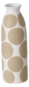 Wazon ceramiczny w graficzny wzór PUNTY, 28 cm