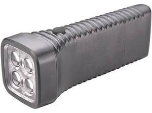 Akkus, LED-es kézilámpa, 5 mm Nichia LED, 12 óra, fekete, AccuLux MultiLED 413282