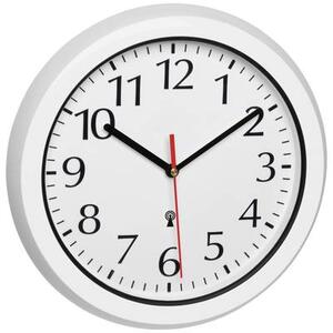 TFA Dostmann (60.3542.02) Rádiójel vezérlésű Falióra 30 cm Fehér Alkalmas fürdőszobába/nedves helyiségbe, fröccsenő víz ellen védett