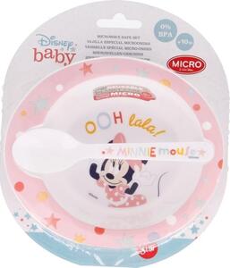 Disney Minnie baba micro mélytányér kanál szett
