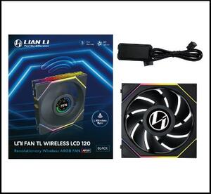 Lian Li UNI FAN TL120 LCD Wireless hűtő ventilátor fekete (12TLLCD1W1B)