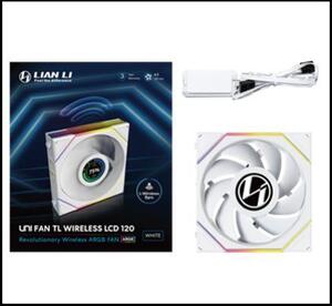 Lian Li UNI FAN TL120 LCD Wireless hűtő ventilátor fehér (12TLLCD1W1W)