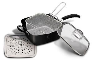 Berlinger Haus BH/6554 Black Professional Line 4 részes négyszögletű serpenyő szett
