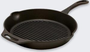 Petromax GP30 Öntöttvas grillserpenyő fogantyúval 30 cm