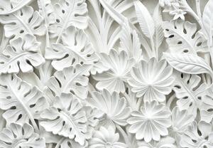 Fotótapéta - Alabástrom fehér virágok (147x102 cm)