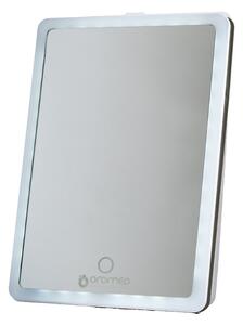 Oromed ORO-MIRROR LED Asztali Kozmetikai Sminktükör 17,5 x 24,5 cm - Fehér