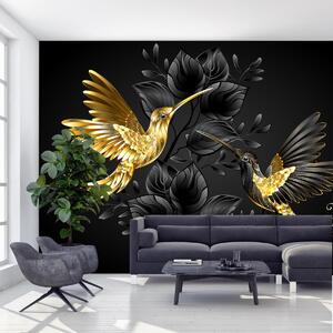 Fotótapéta - Arany kolibri (147x102 cm)