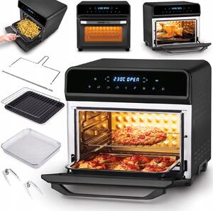 Zelmer ZAF9230 Forrólevegős sütő 25L 1800W fekete