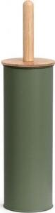 ZELLER WC kefe, bambusz, zsályazöld, 10×38,4 cm