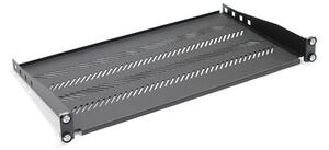 DIGITUS 19" 1U 280mm rack polc fekete (TN-19-250-1U-BK)