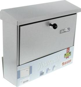 Burg Wächter 61160 JOURNAL 5867 SI Postaláda Acéllemez Ezüst Kulcsos zár
