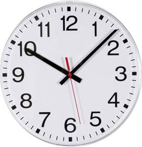 EUROTIME (55000) Rádiójel vezérlésű Falióra 300 mm Fehér
