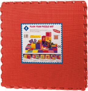 SPARTANSPORT Puzzle szőnyeg 4 darabos szett piros