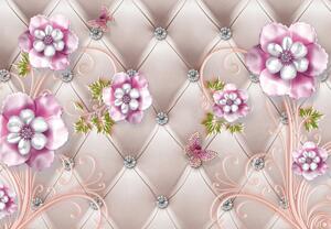 Fotótapéta - Gyémánt virágok (147x102 cm)
