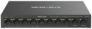 Mercusys MS110CP hálózati kapcsoló Fast Ethernet (10/100) Ethernet-áramellátás (PoE) támogatása Fekete