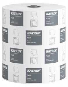 Katrin Kéztörlő 2 rétegű tekercses átmérő: 19 cm perforáció nélküli 6 tekercs/karton System _ fehér (97449)