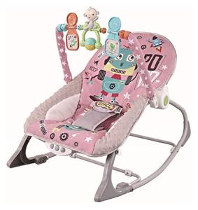 Chipolino Baby Spa rezgő-zenélő pihenőszék 9 kg-ig - Pink
