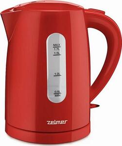 Elektromos vízforraló Zelmer ZCK7616R 2200 W 1,7 l piros
