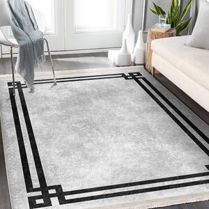 Fekete-szürke szőnyeg 120x180 cm – Mila Home