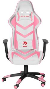 Marvo CH-106 PK Gamer szék Rózsaszín 150kg