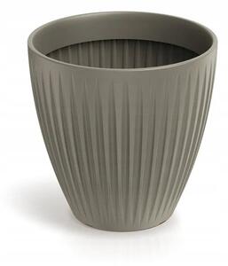 Maceta Latia Round Midl Ø40x40 Mocca
