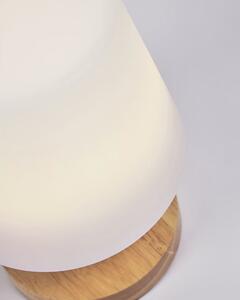 Natúr színű LED szabályozható asztali lámpa (magasság 22 cm) Ambar – Kave Home