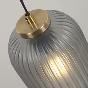 Aranyszínű mennyezeti lámpa üveg búrával ø 12 cm Hestia – Kave Home