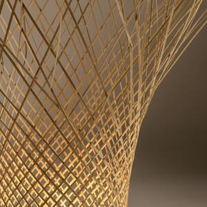 Natúr színű bambusz asztali lámpa bambusz búrával (magasság 50 cm) Citalli – Kave Home