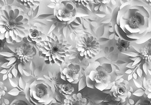 Fotótapéta - Fehér virágok (147x102 cm)