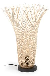 Natúr színű bambusz asztali lámpa bambusz búrával (magasság 50 cm) Citalli – Kave Home