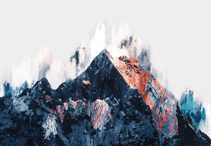 Fotótapéta - Absztrakt hegy (147x102 cm)
