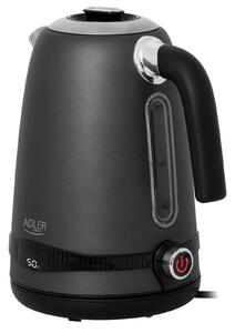 Adler AD 1295G 1,7L Vízforraló Szürke LCD kijelzővel