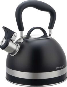 Kinghoff KH-1858 Teáskanna, Sípszóval - 1.8L - Fekete