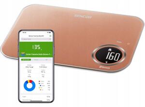 ELEKTRONIKUS KONYHAI MÉRLEG PRECÍZIÓS SENCOR SKS 7176GD Bluetooth 1G/8000G
