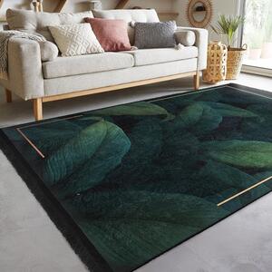 Sötétzöld szőnyeg 80x150 cm – Mila Home