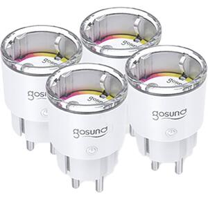 GOSUND EP2-Z kompakt méretű Smart Wi-Fi-s okos aljzat 4 db Zigbee