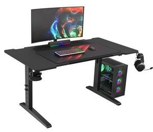 Genesis Holm Modular 140 RGB Gamer asztal 140 x 75 x 70-90 cm - Fekete