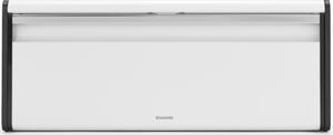 BRABANTIA Fall Front kenyértartó lehajtható ajtóval. mágneses zárral. sík tetővel. szögletes. 465mm széles. acél. fehér - 236785