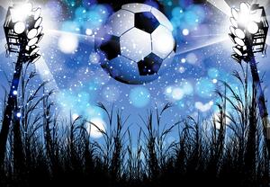 Fotótapéta - Futball-labda reflektorfényben (147x102 cm)