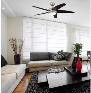 Mennyezeti ventilátor, 5 lapátos, O 132 cm, barna/alu, Westinghouse Bendan